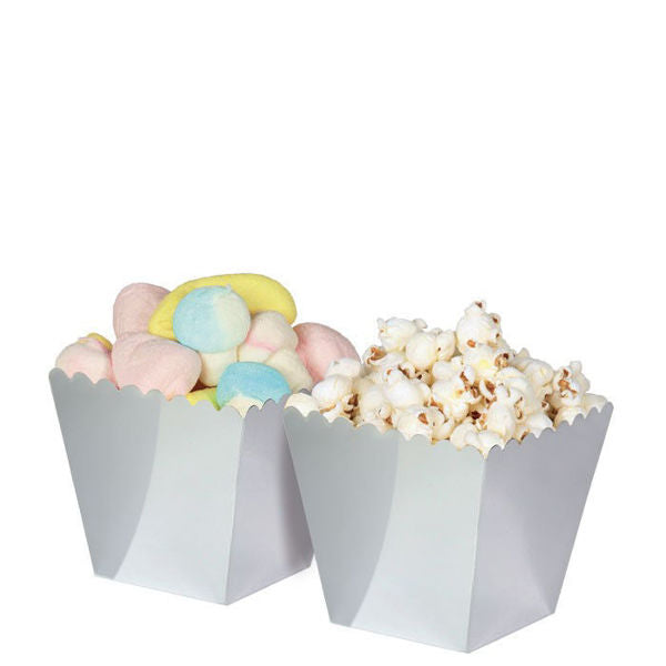 Big Party 6 Sweety Box Silver Metal cm.6,5 x 8 x 6,5