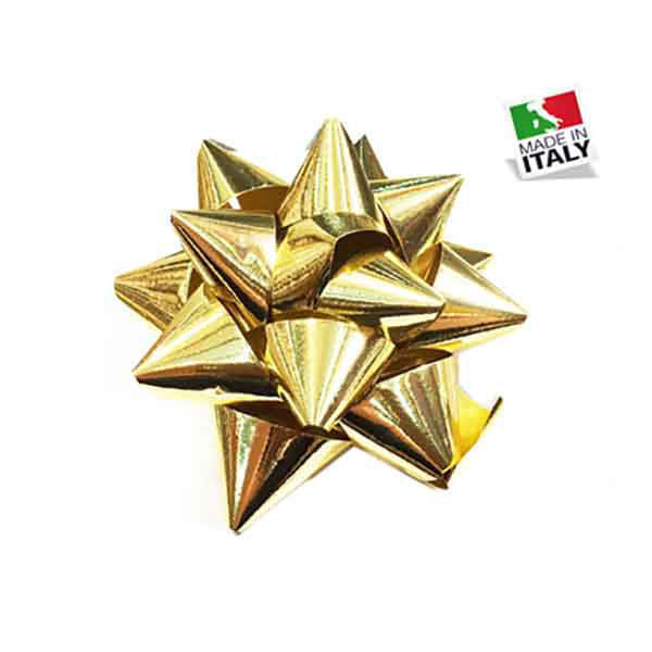 Brizzolari Coccarde Stella Splendid Oro 6,5mm 100 piezas