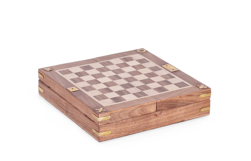 Bizzotto Decoración Múltiple Fortune 25,5x25,5xH10,5 cm – Complemento Decorativo Elegante para la Casa e Idea de Regalo de Navidad