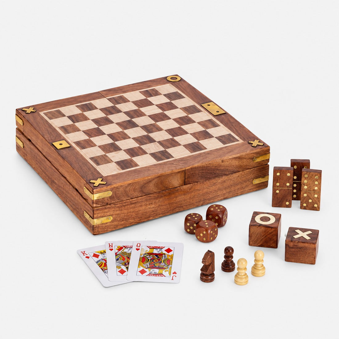 Bizzotto Decoración Múltiple Fortune 25,5x25,5xH10,5 cm – Complemento Decorativo Elegante para la Casa e Idea de Regalo de Navidad