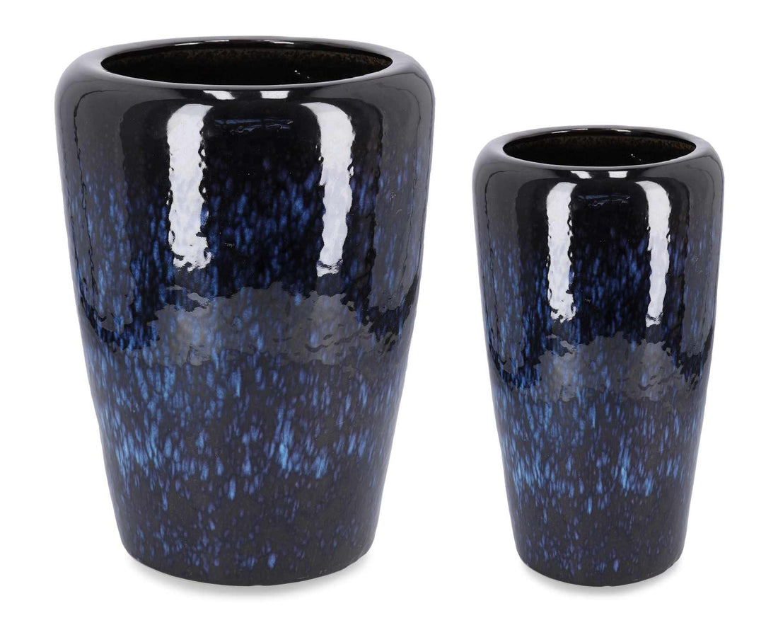 Bizzotto Set 2 Vasi Jia Svasati Blu