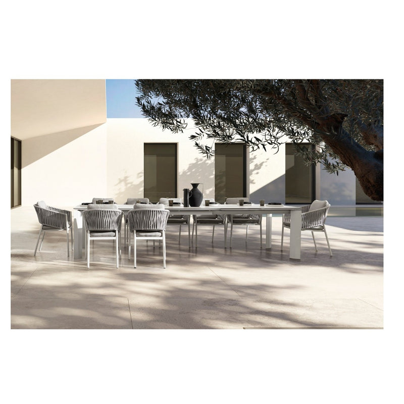 Bizzotto Tavolo Allungabile Otavio Rettangolare 220 - 280 - 340 x 95 Cm Bianco