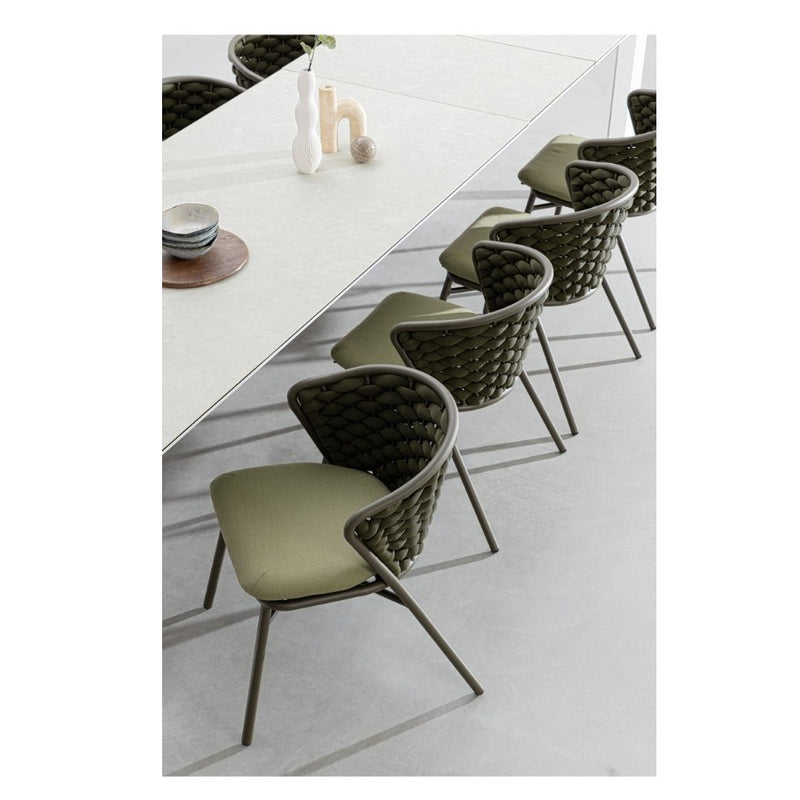 Bizzotto Tavolo Allungabile Otavio Rettangolare 220 - 280 - 340 x 95 Cm Bianco