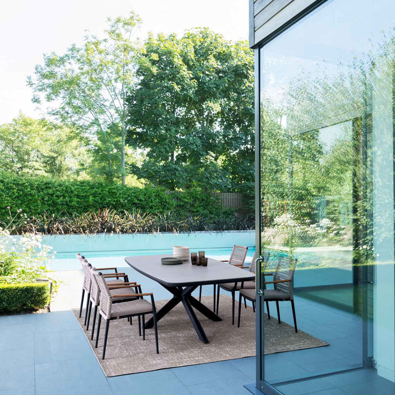 bizzotto bizzotto tavolo allungabile pascal 100 x 200 x 260 cm antracite ean 8051836662377