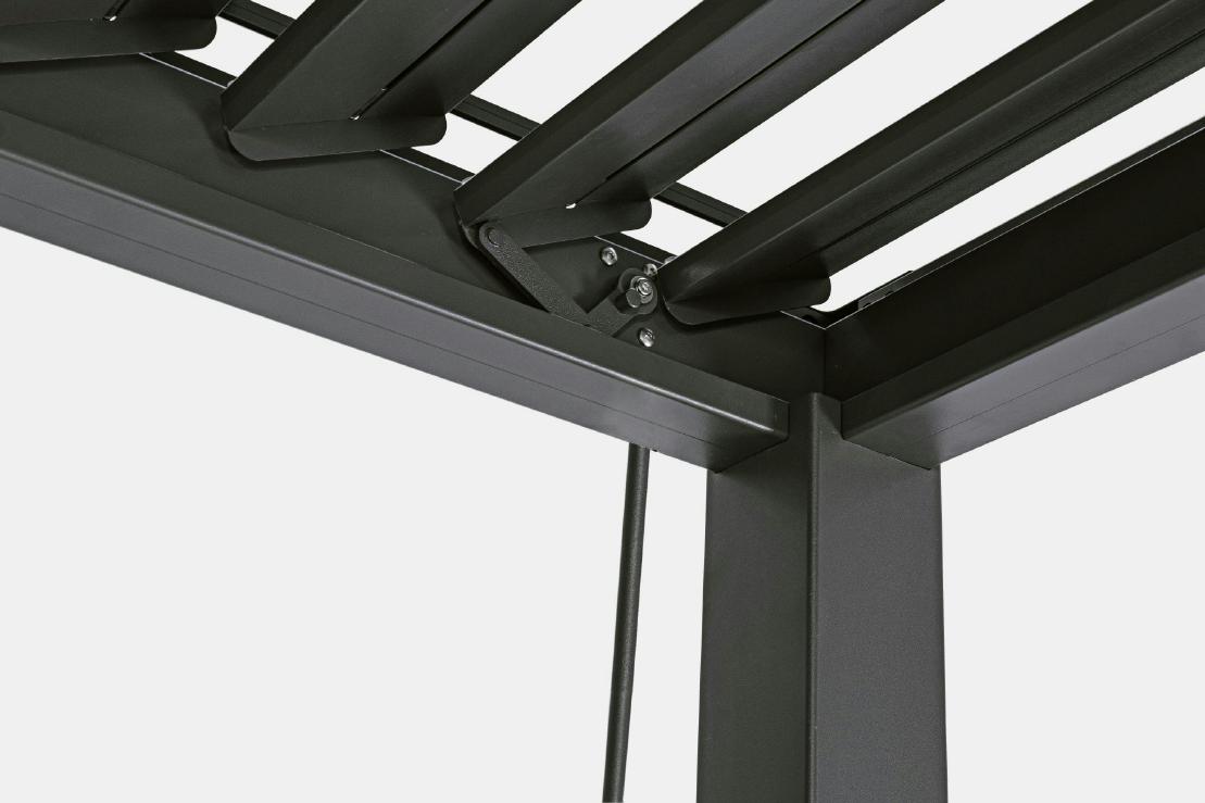 bizzotto bizzotto pergola ocean 3 x 4 mt antracite ean 8051836466883