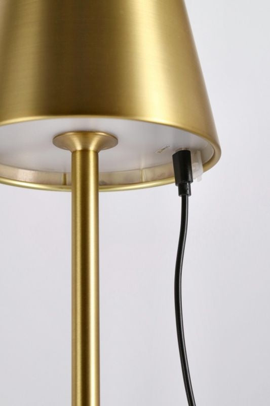 Bizzotto Lámpara de Mesa Etna led H 38 Cm Oro