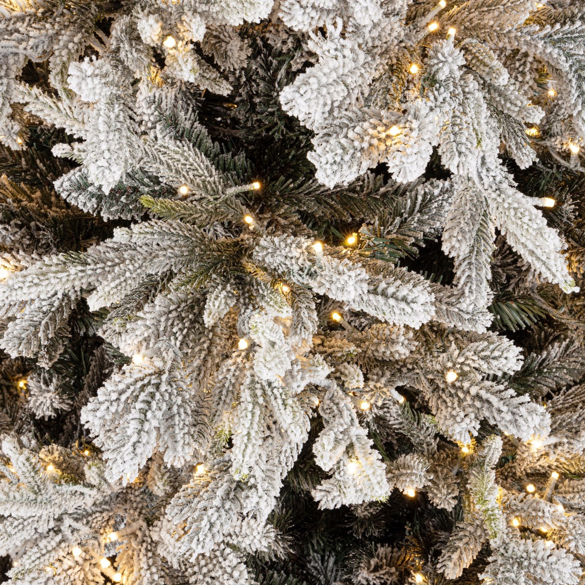Bizzotto Albero di Natale Berkshire Innevato H 270 cm con 3100 LED con Telecomando