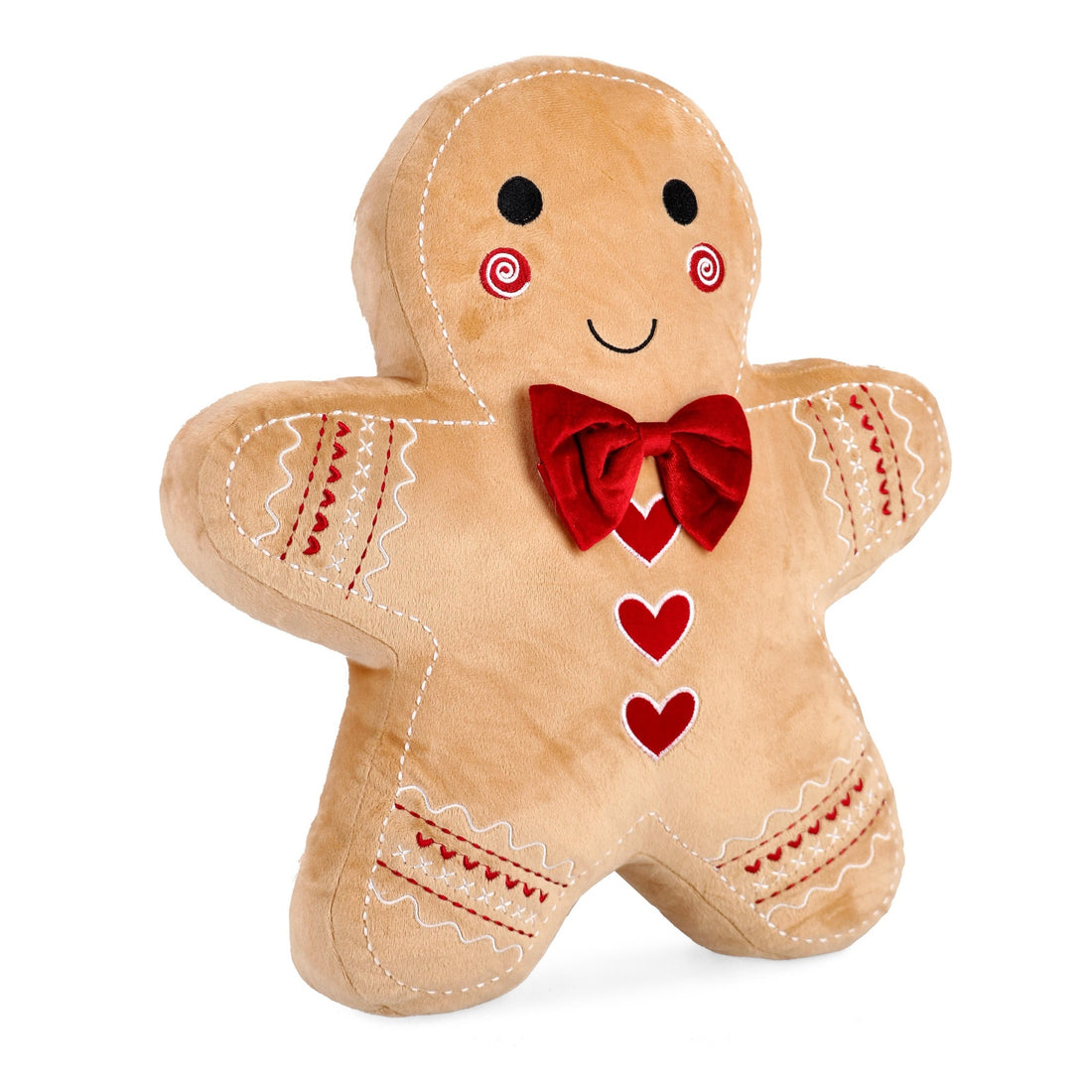 Bizzotto Cuscino Natalizio Toffee Omino 49x45 cm – Cuscino Decorativo di Natale