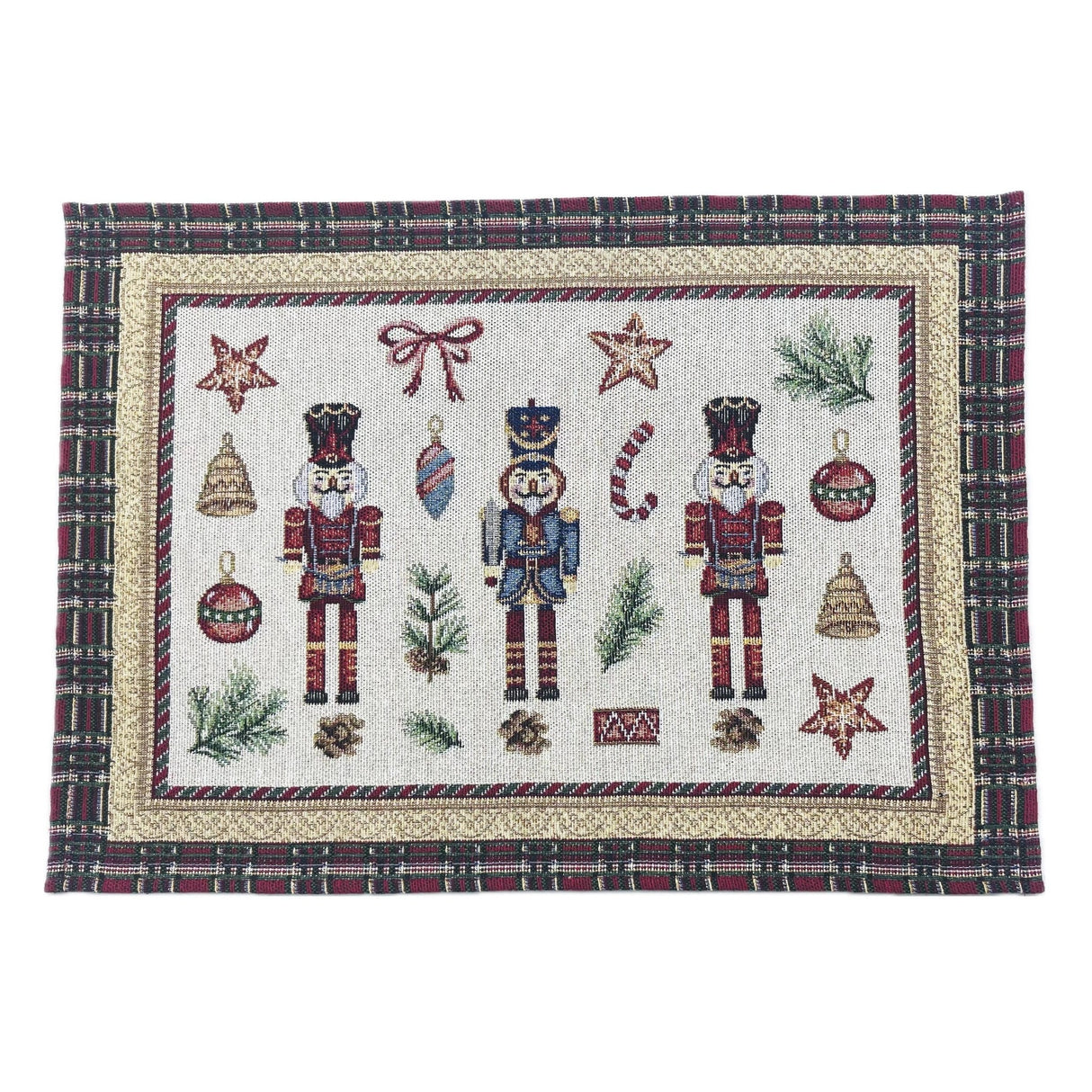 Bizzotto Tovaglietta Soldier 48x33 cm Tovaglietta Americana Natalizia