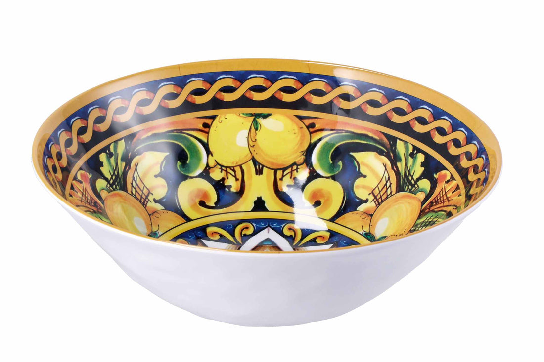 regalo italiano regalo italiano ciotola melamina lemon d 36 cm h 12 cm giallo ean 8057586002234