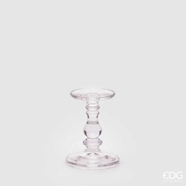 EDG Enzo De Gasperi Portavelas Eos H15 D11 Natural Transparente