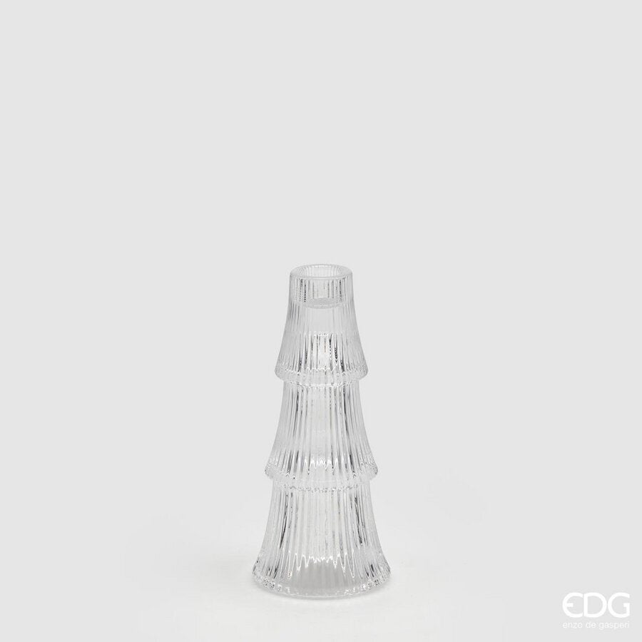 EDG Enzo De Gasperi Portavelas Pino Estratificado Alt18 Diam8 Natural Transparente