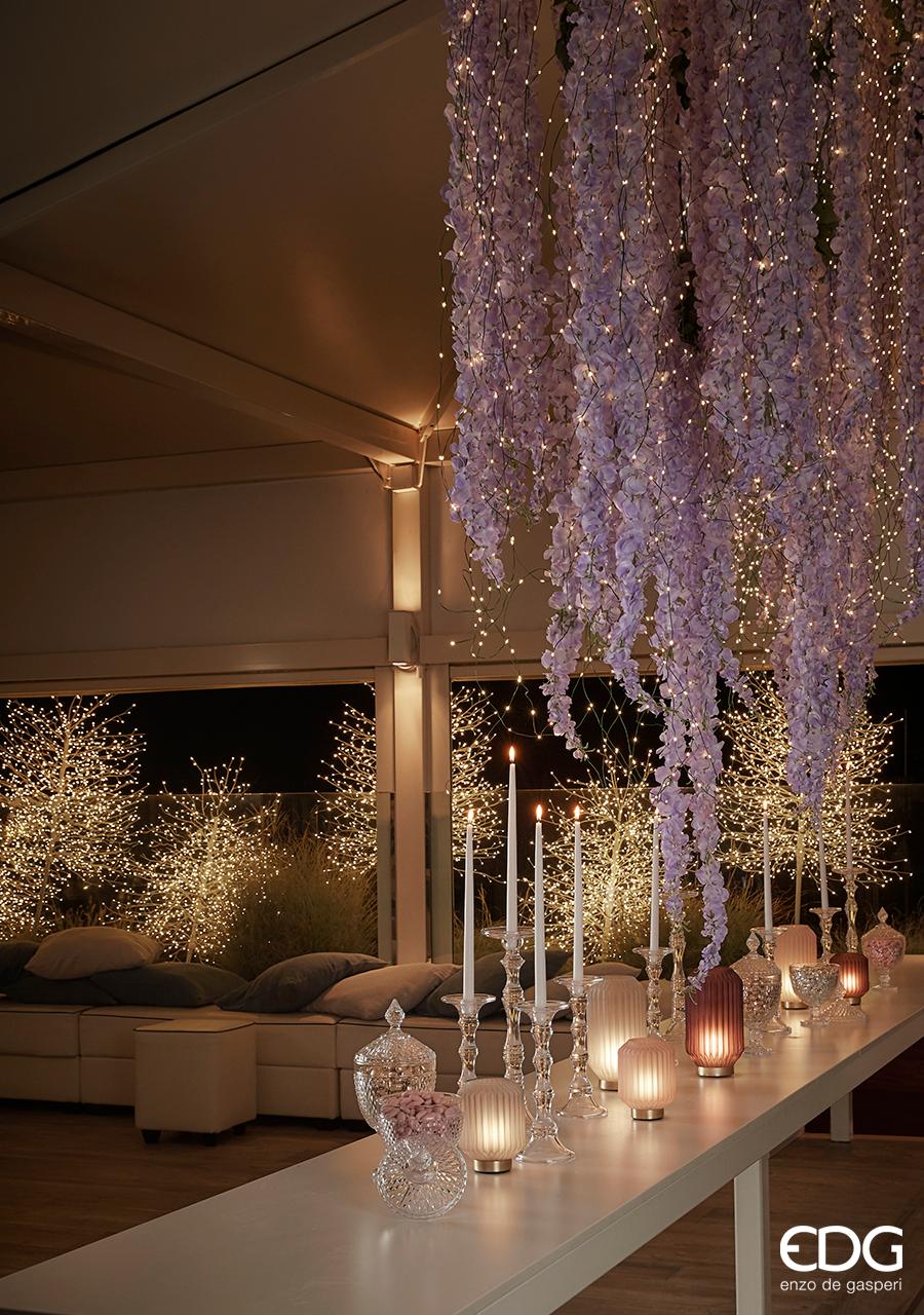 EDG Enzo De Gasperi Recipiente Copa H29 D15 Natural Transparente