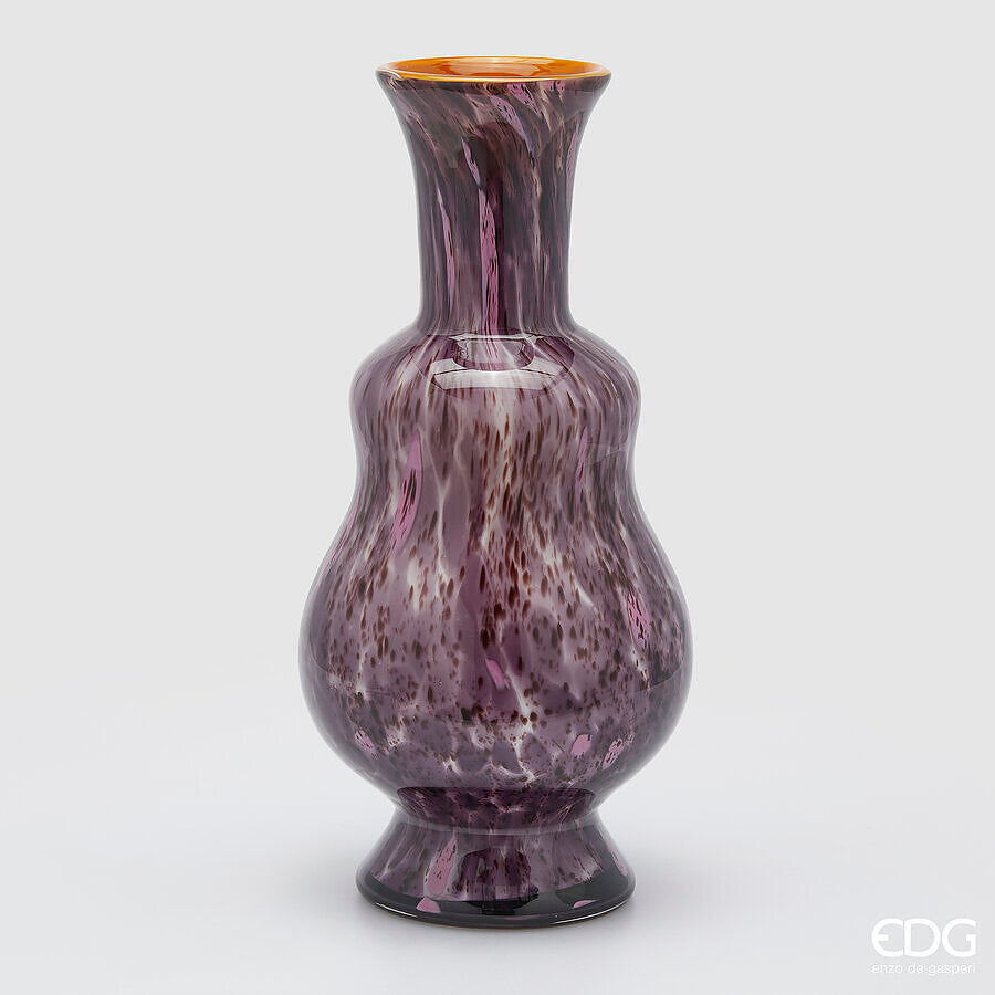 edg enzo de gasperi edg enzo de gasperi vaso macula bottiglia h 465 cm d 215 cm vetro pink ean 8059824456502