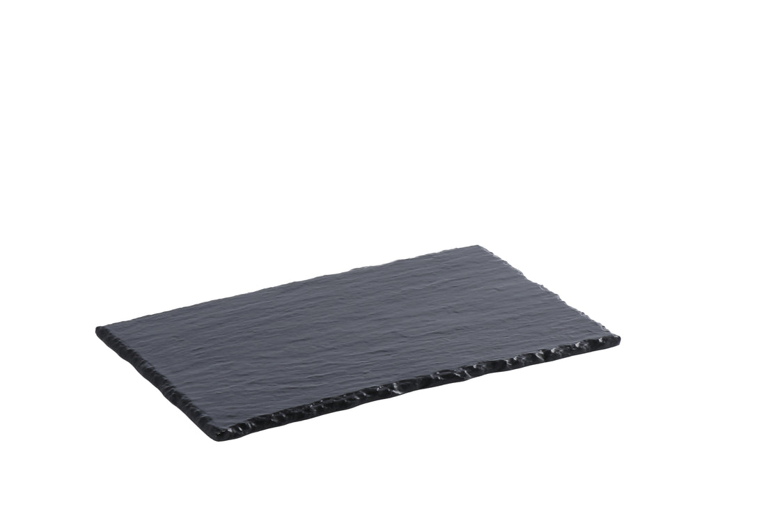 Bandeja Rectangular Melamina Ad Trend Asher 26,5 x 16,5 Cm Negro