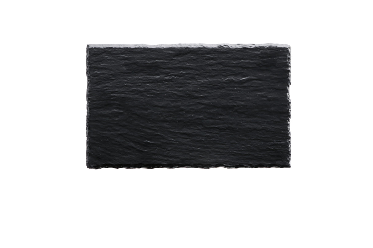 Bandeja Rectangular Melamina Ad Trend Asher 26,5 x 16,5 Cm Negro