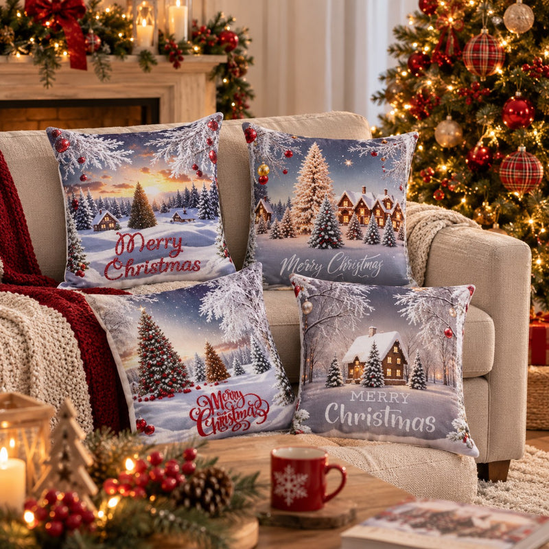 Ad Trend Cuscino Natalizio in Tessuto 45x45 cm – 1 Pezzo Assortito Decorazione Natale