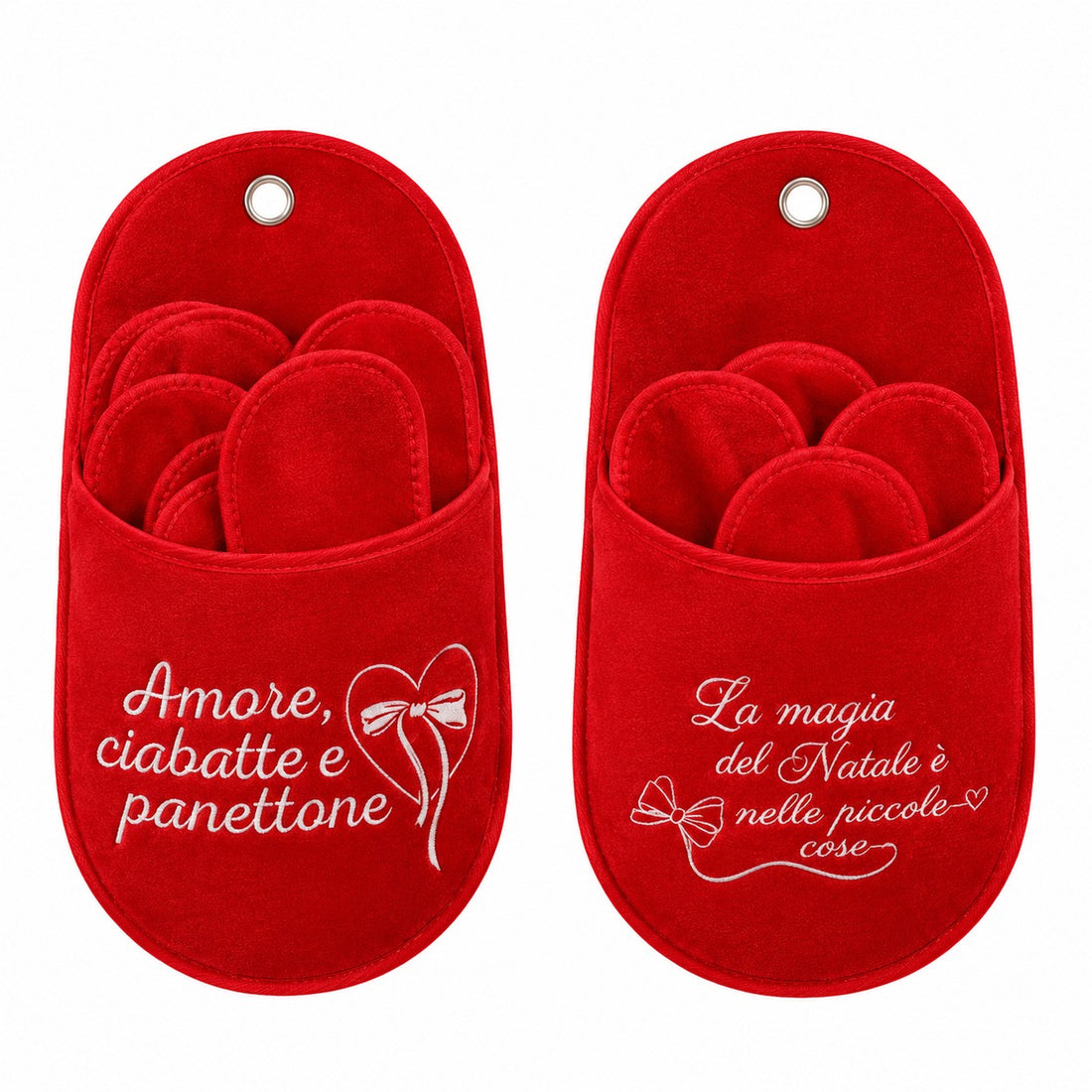 Ad Trend Set 5 Pares de Pantuflas Sortidas 1 Paq 26x47 cm – Paquete Regalo Navideño