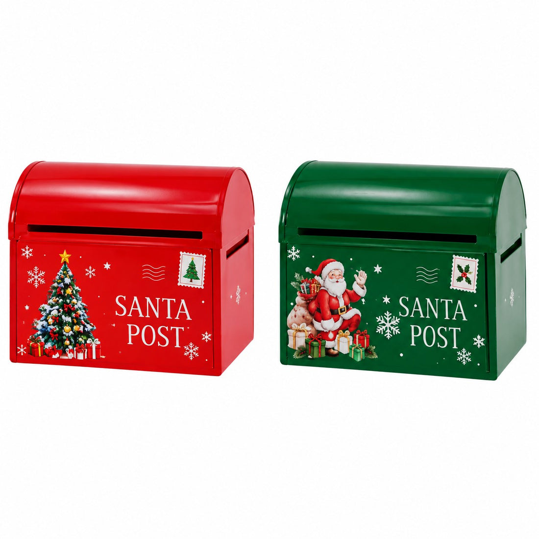 Ad Trend Buzón Navideño en MDF Surtido 28x19xH24 cm 1 Ud – Decoración Navideña