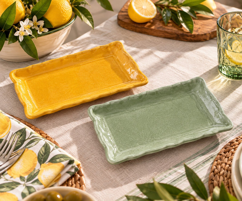 Ad Trend Vassoio Rettangolare Zesty 30x21xH2 cm – 1 Pezzo Assortito