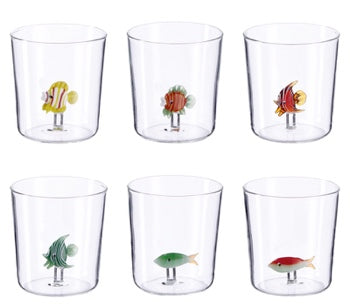 Ad Trend Bicchiere in Vetro con Figura 3D Assortito 360 ml 1 Pz – Bicchiere Decorativo per Acqua e Bevande, Accessorio per la Tavola