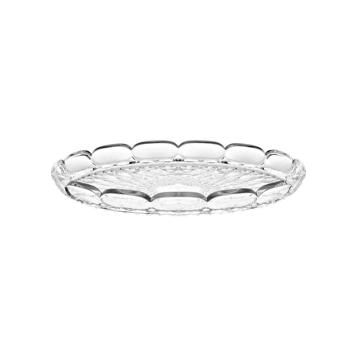 guzzini guzzini vassoio tondo grande vanity bio based d 36 cm trasparente ean 8008392395416