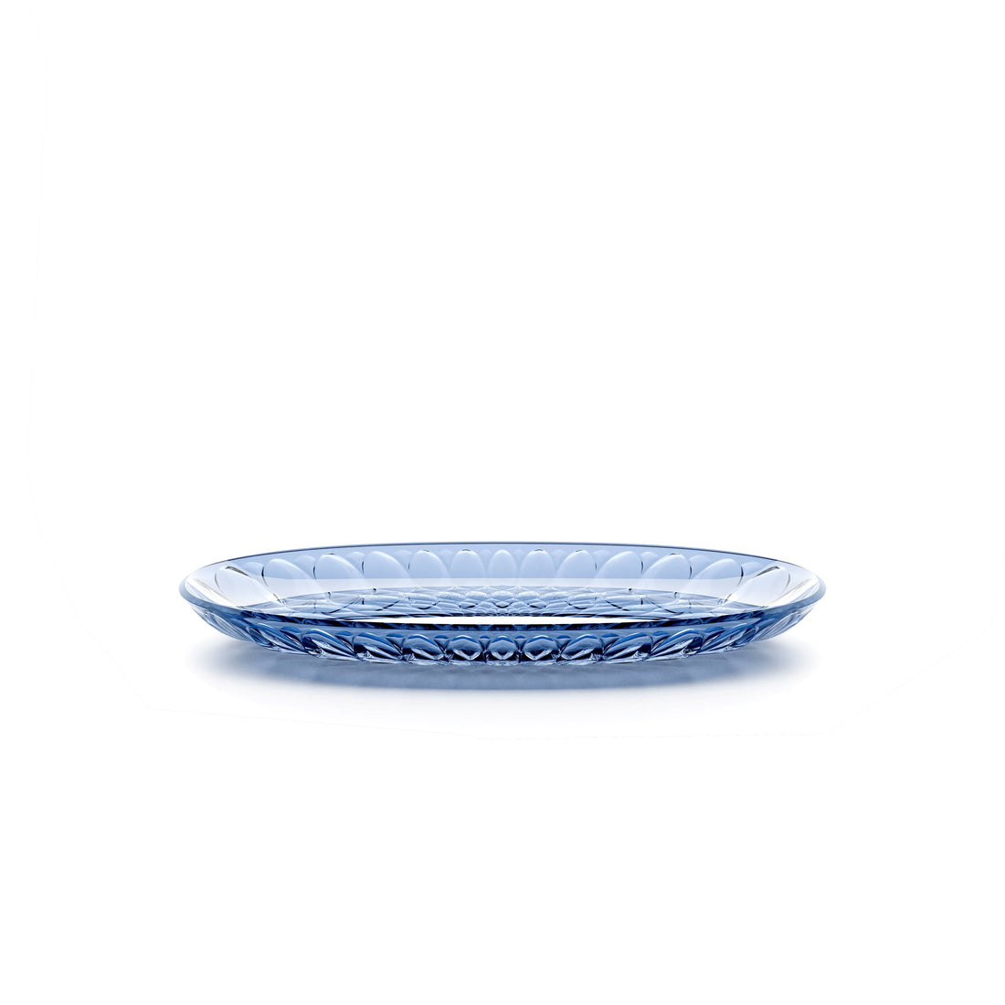GUZZINI Bandeja Ovalada Pequeña Vanity Bio-Based 32 x 19,5 Cm Azul