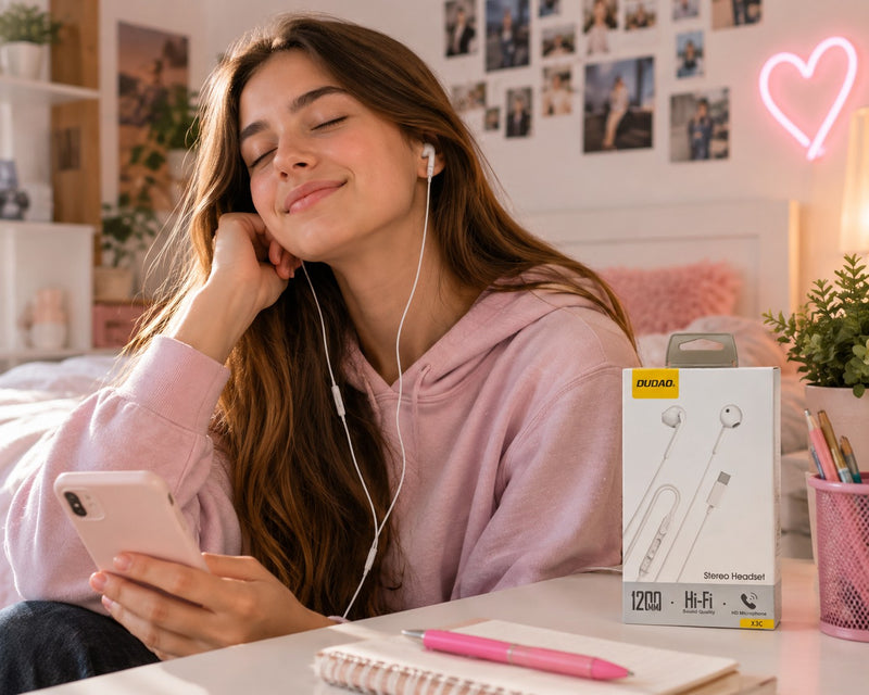 L'Arcolaio AURICOLARI FILO X3C+ TYPE-C IN-EAR BIANCO