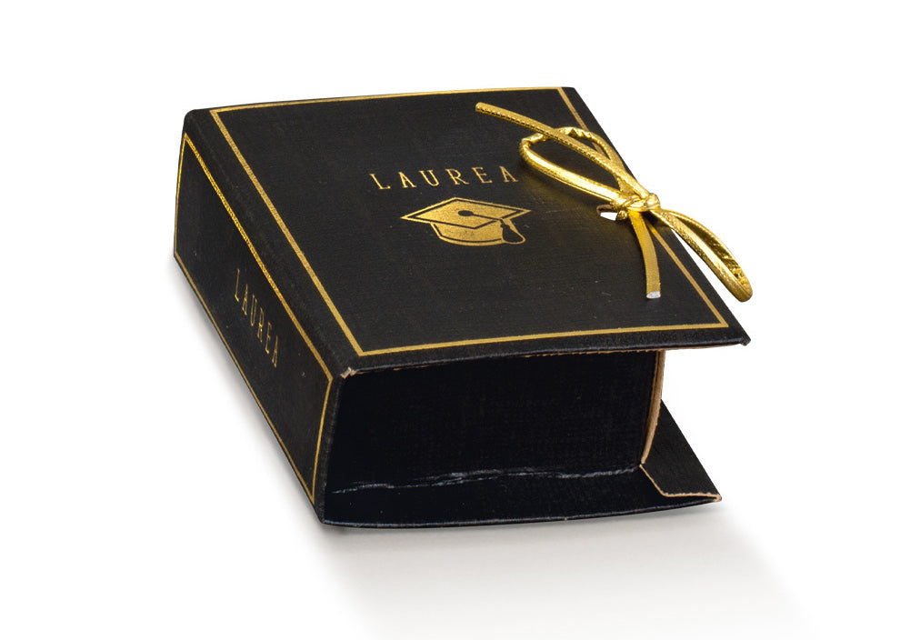 Scotton Caja Book 70 x 60 x 30 Mm Graduación Seda Negro 10 Uds