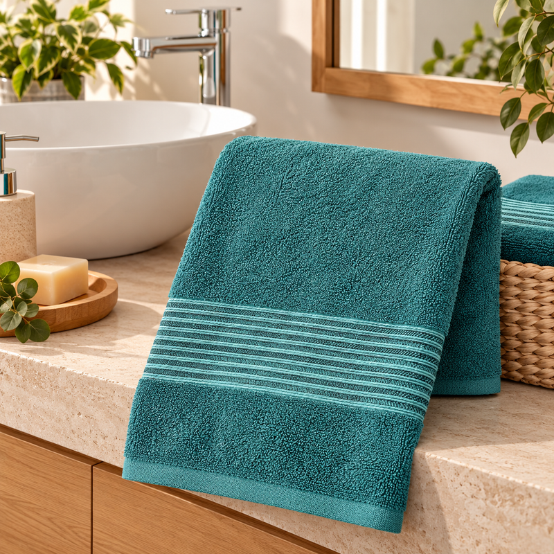 Androni Giocattoli Toalla de Invitados de Rizo – Toalla de Baño Suave y Absorbente Surtida 1 Ud.