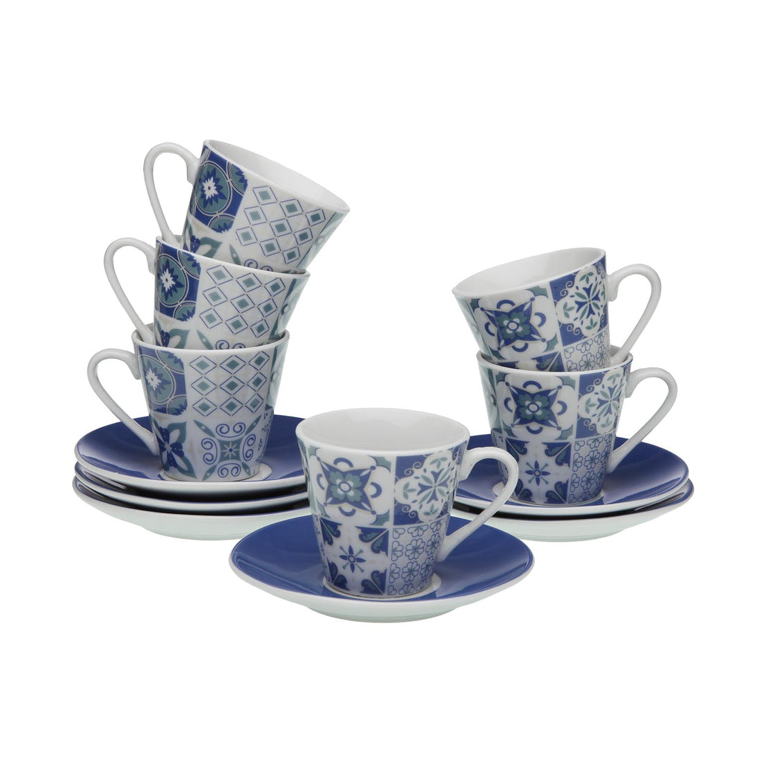 Versa SET 6 TAZAS CAFÉ AZURITA