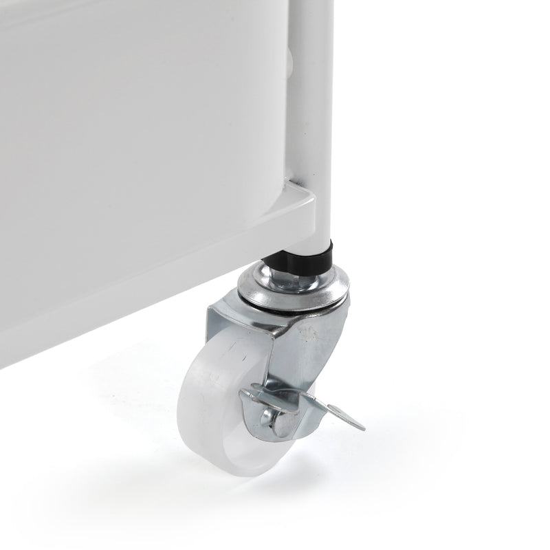 Carrito Plegable Versa en Metal Blanco