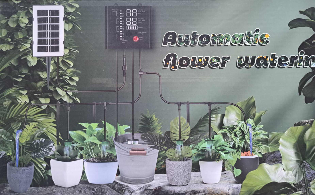 BONTURI CASA HOME DECORATION Irrigador PWB y Solar para 15 Macetas