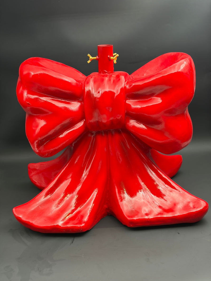 Preciosa Home Base Árbol Navidad Decorativo Lazo Poliresina 57 Cm Rojo