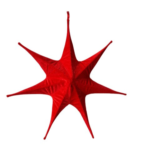 Bonturi Casa SEVEN STAR RED Natalizia 85cm
