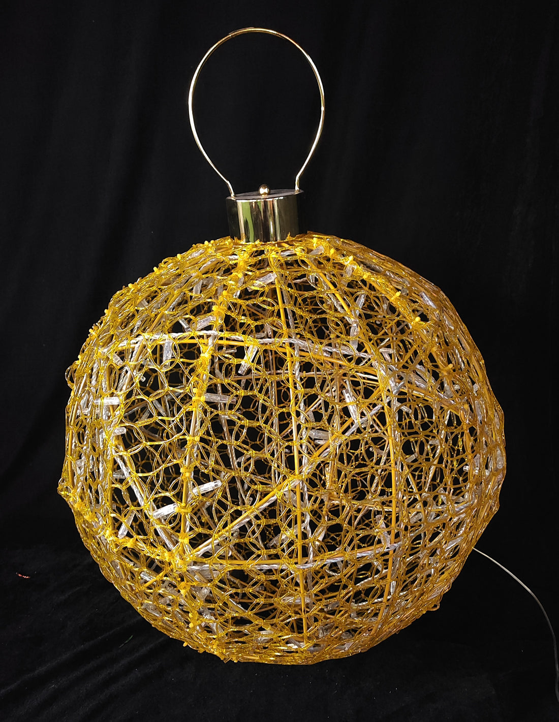 Bonturi Casa DECO GIANT BALL di Natale 500 LED D 95 Cm H 140 Cm GOLD