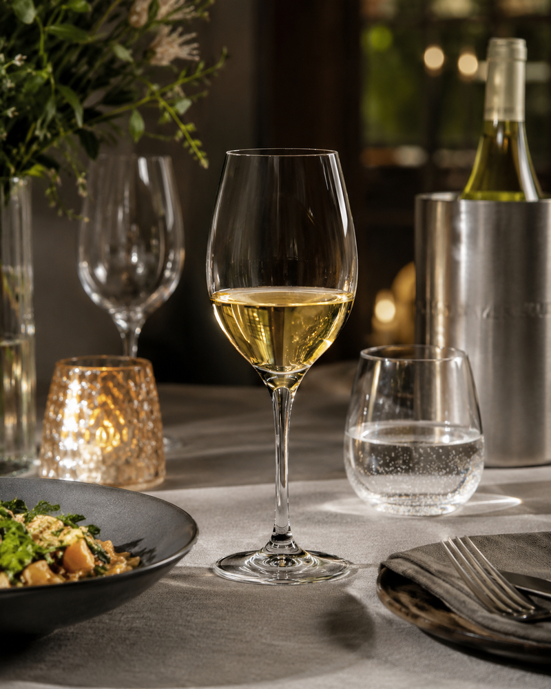 RCR Cristalleria Italiana Invino - I38 Vinos Blancos - Set de 6 Copas de Vino en Vidrio