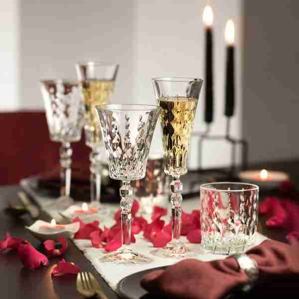 RCR Cristalleria Italiana Marilyn - 2 - Set de 6 Copas de Vino en Cristal