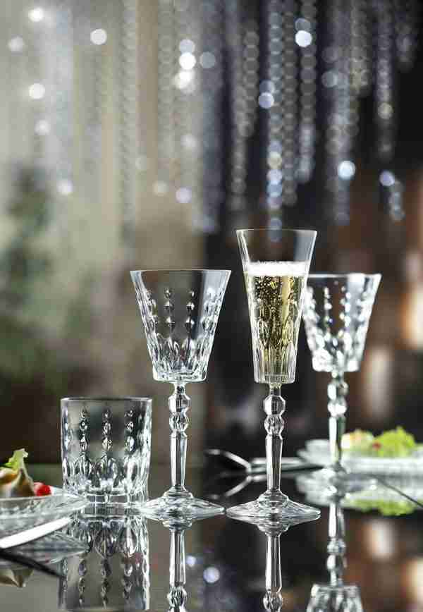 RCR Cristalleria Italiana Marilyn - 2 - Set de 6 Copas de Vino en Cristal