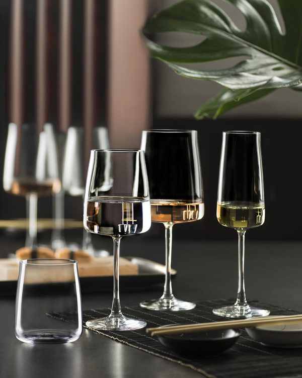 RCR Cristalleria Italiana Essential - E65 - Set de 6 Copas de Vino en Vidrio