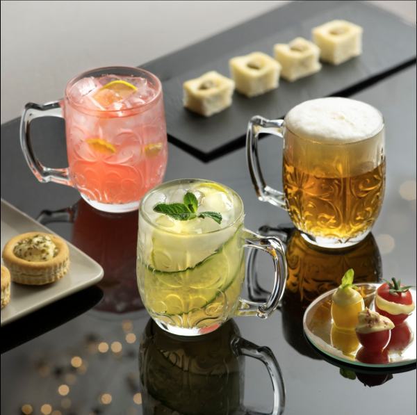 RCR Cristalleria Italiana Tattoo Mule - Set de 4 Vasos de Cócteles en Cristal