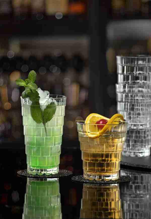 RCR Cristalleria Italiana Stack HB - Juego de 6 Vasos Long Drink en Cristal