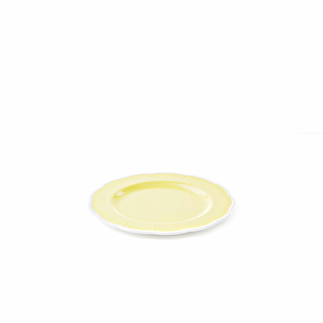 GUZZINI Plato Llano Melamina Flora D 28 Cm Table Decor Amarillo Polvo