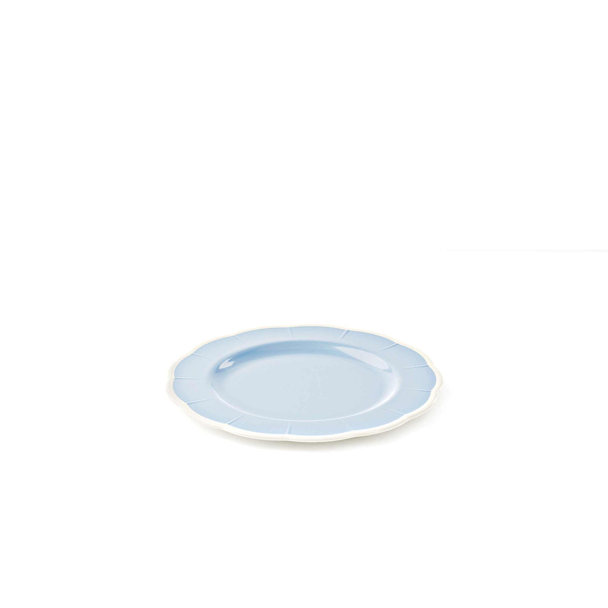 GUZZINI Plato Plano Melamina Flora D 28 Cm Table Decor Azul Polvo
