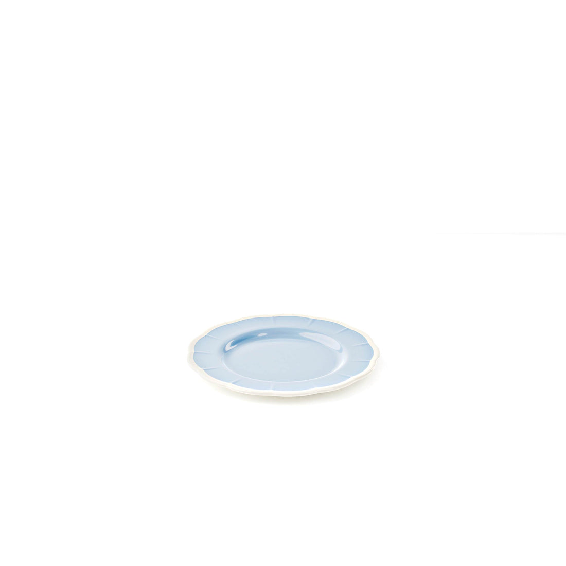 GUZZINI Plato Postre Melamina Flora D 21 Cm Table Decor Azul Polvo
