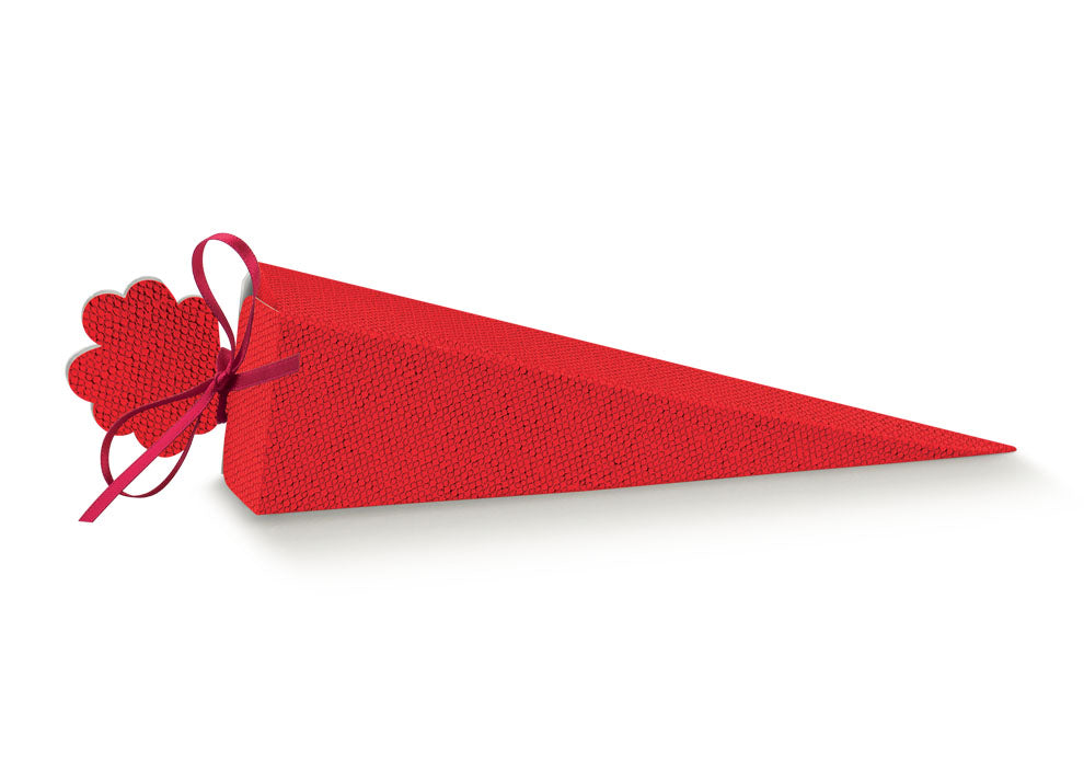 Scotton Cono Cuadrado L 155 Mm 40 x 40 Mm Lino Rojo 10 Uds