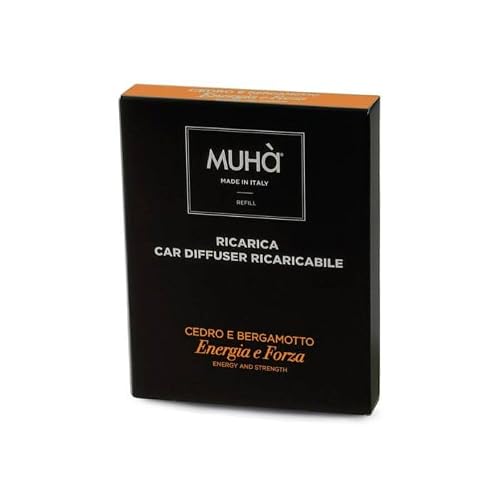 Muhà Refill Auto Cedro e Bergamotto - Ricarica Profumatore