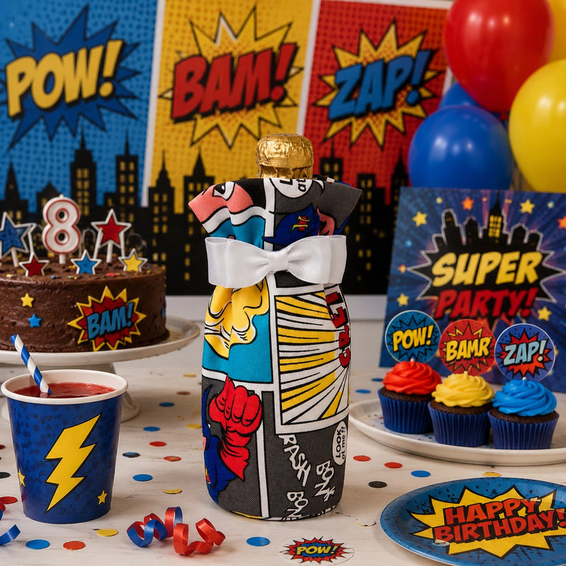 Creaciones para Enzo Portachampagne Bombonera Hippye Comic 18x11x6 cm Caja 10 Uds