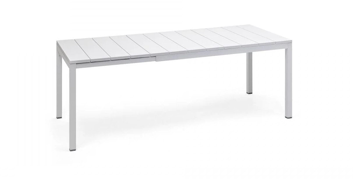 nardi nardi tavolo rio 140 extensible 140 210 x 85 cm h 76 cm alluminio bianco ean 8010352828636