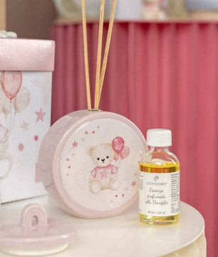 Cupido&Co. Difusor Osito con Globos Rosa Alt 90 Cm 50 Ml con Caja